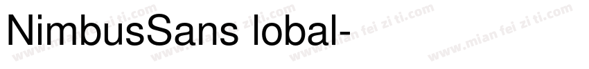 NimbusSans lobal字体转换